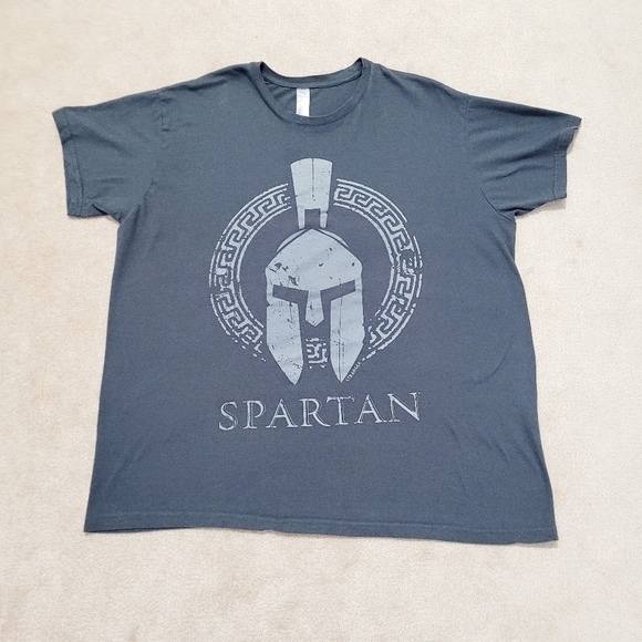 strangea Other - STRANGEA Spartan Helmut Warrior T-shirt 100% Cotton Men Size 2XL Made In Greece